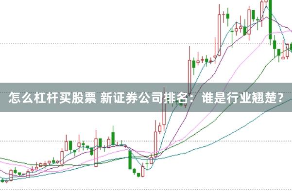 怎么杠杆买股票 新证券公司排名:谁是行业翘楚?